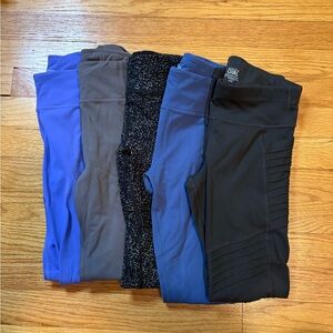 5 pairs of Athleta Leggings